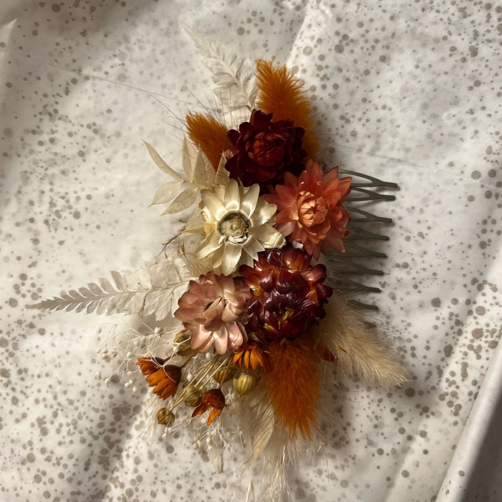 BOHO floral hair clip